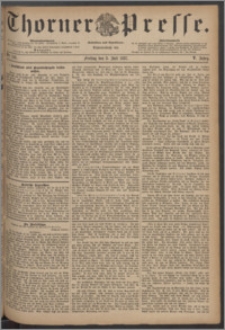 Thorner Presse 1887, Jg. V, Nro. 156