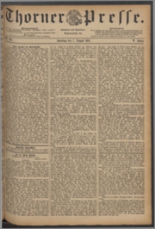 Thorner Presse 1887, Jg. V, Nro. 182 + Beilage