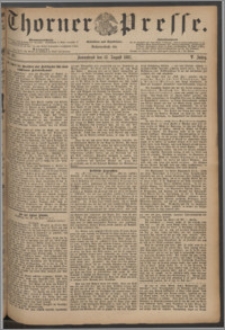 Thorner Presse 1887, Jg. V, Nro. 187