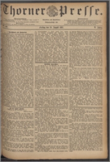 Thorner Presse 1887, Jg. V, Nro. 192