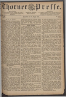 Thorner Presse 1887, Jg. V, Nro. 199