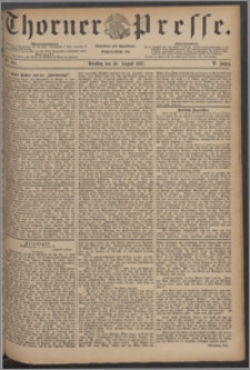 Thorner Presse 1887, Jg. V, Nro. 201