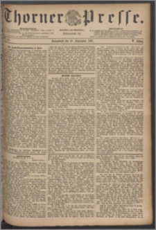 Thorner Presse 1887, Jg. V, Nro. 211