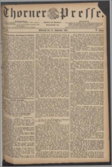 Thorner Presse 1887, Jg. V, Nro. 214