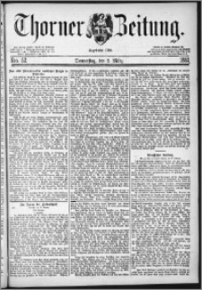 Thorner Zeitung 1882, Nro. 52