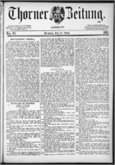 Thorner Zeitung 1882, Nro. 89