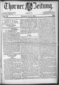 Thorner Zeitung 1882, Nro. 100