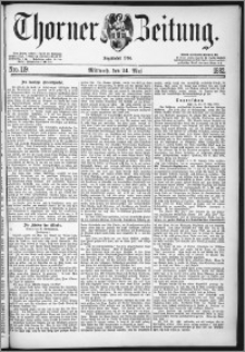 Thorner Zeitung 1882, Nro. 119