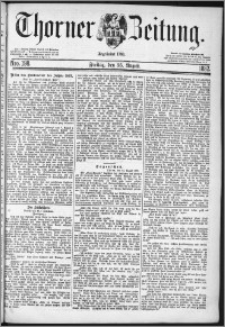 Thorner Zeitung 1882, Nro. 198