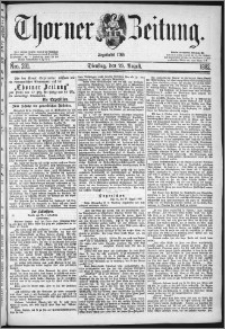 Thorner Zeitung 1882, Nro. 201