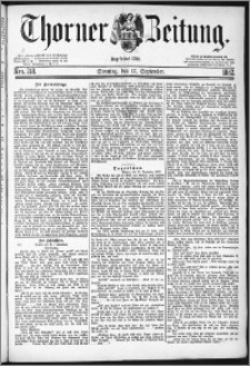 Thorner Zeitung 1882, Nro. 218