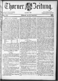 Thorner Zeitung 1882, Nro. 220