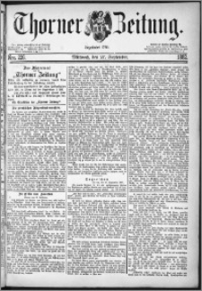 Thorner Zeitung 1882, Nro. 226