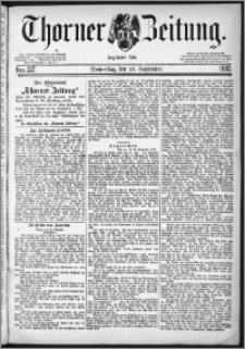 Thorner Zeitung 1882, Nro. 227