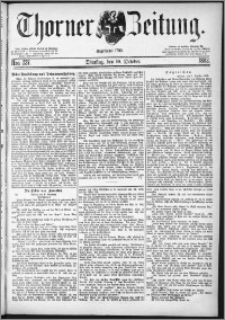 Thorner Zeitung 1882, Nro. 237