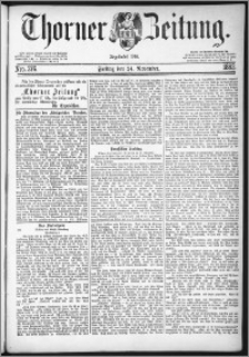 Thorner Zeitung 1882, Nro. 276