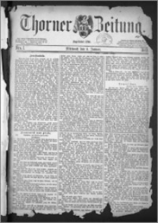 Thorner Zeitung 1883, Nro. 1