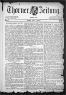 Thorner Zeitung 1883, Nro. 3