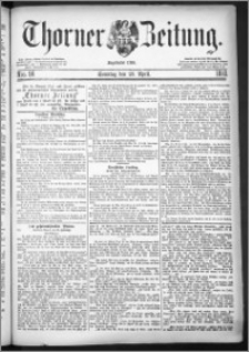 Thorner Zeitung 1883, Nro. 98 + Beilage