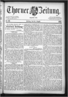 Thorner Zeitung 1883, Nro. 196