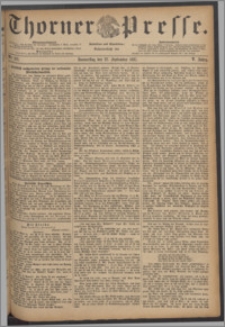 Thorner Presse 1887, Jg. V, Nro. 221
