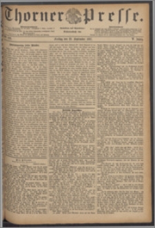 Thorner Presse 1887, Jg. V, Nro. 222
