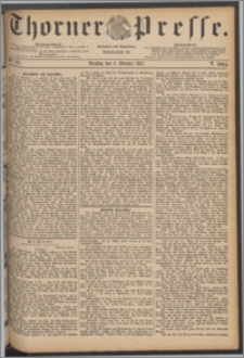 Thorner Presse 1887, Jg. V, Nro. 231