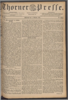 Thorner Presse 1887, Jg. V, Nro. 232