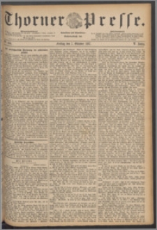 Thorner Presse 1887, Jg. V, Nro. 234