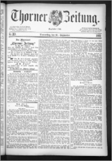 Thorner Zeitung 1883, Nro. 219