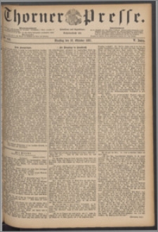 Thorner Presse 1887, Jg. V, Nro. 243