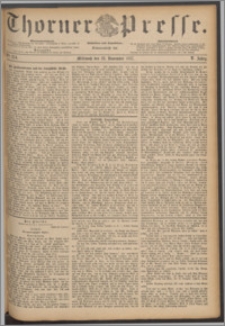 Thorner Presse 1887, Jg. V, Nro. 274