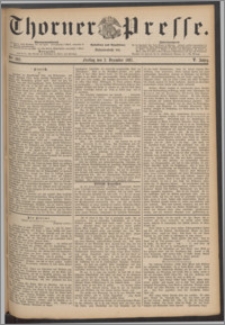 Thorner Presse 1887, Jg. V, Nro. 282
