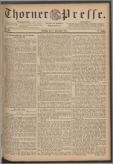 Thorner Presse 1887, Jg. V, Nro. 285