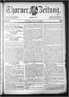 Thorner Zeitung 1883, Nro. 279