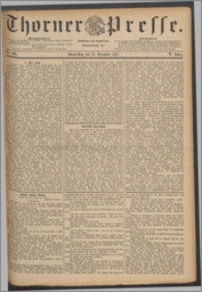 Thorner Presse 1887, Jg. V, Nro. 299