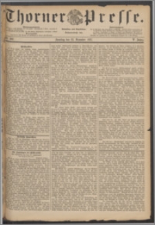 Thorner Presse 1887, Jg. V, Nro. 302 + Beilage, Kalender
