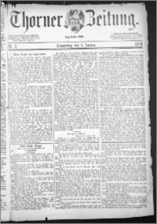 Thorner Zeitung 1884, Nro. 2
