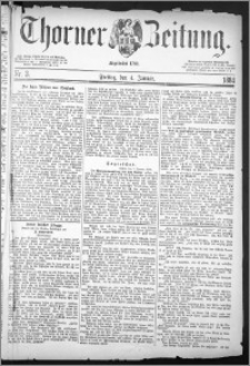 Thorner Zeitung 1884, Nro. 3