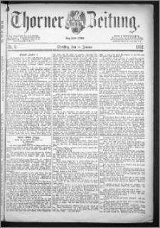 Thorner Zeitung 1884, Nro. 6