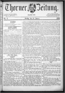 Thorner Zeitung 1884, Nro. 15