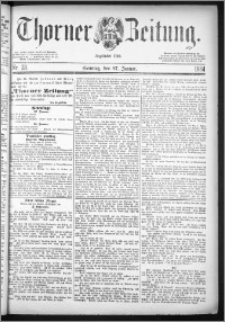 Thorner Zeitung 1884, Nro. 23 + Beilagenwerbung