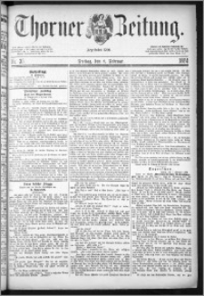 Thorner Zeitung 1884, Nro. 33