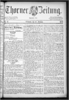 Thorner Zeitung 1884, Nro. 43