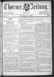 Thorner Zeitung 1884, Nro. 52