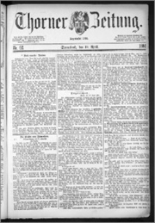 Thorner Zeitung 1884, Nro. 92