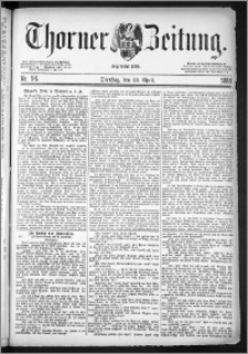 Thorner Zeitung 1884, Nro. 94