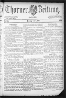 Thorner Zeitung 1884, Nro. 105 + Beilagenwerbung