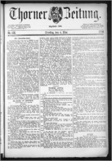 Thorner Zeitung 1884, Nro. 106