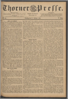Thorner Presse 1888, Jg. VI, Nro. 44 + Humor u. Laune - probeblatt